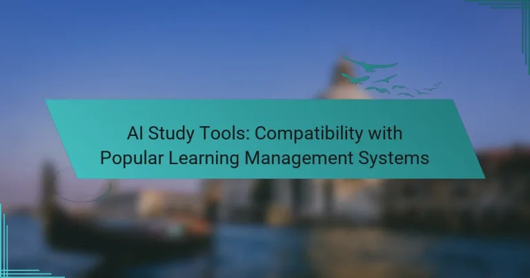 AI Study Tools: Compatibility with Popular Learning Management Systems